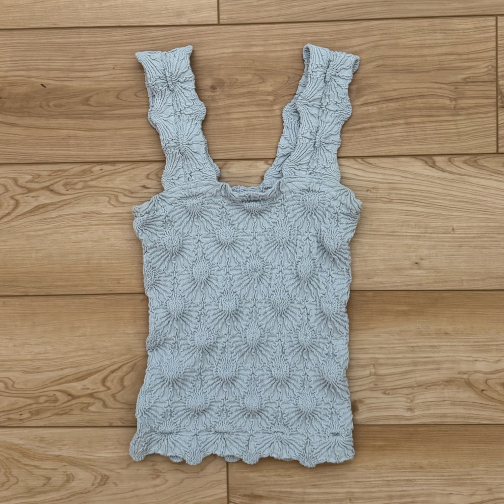 Light Blue Textured Cami